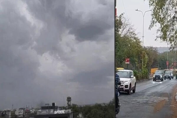 राजस्थान में बदला मौसम: बारिश, ओले और ठंडी हवाओं से मिली राहत, जयपुर सहित आसपास के क्षेत्रों में भी बूंदाबांदी, 17 जिलों में ऑरेंज अलर्ट