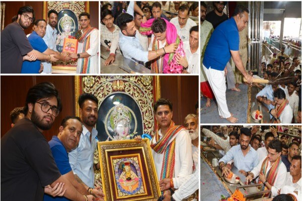सचिन पायलट ने खाटूश्यामजी में किए बाबा श्याम के दर्शन, मंदिर समिति ने किया स्वागत