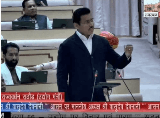 राजस्थान को औद्योगिक हब बनाने की दिशा में तेजी: राइजिंग राजस्थान से 8 लाख करोड़ निवेश जमीन पर: राज्यवर्धन राठौड़