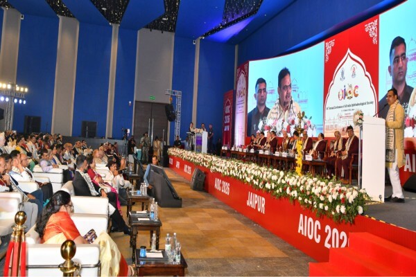 एआईओसी 2026 नई दृष्टि और नए भारत के निर्माण का मंच: भजनलाल शर्मा