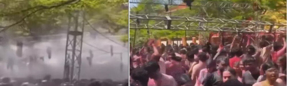 जयपुर: मणिपाल यूनिवर्सिटी में होली पार्टी के दौरान क्रेन गिरने से 20 स्टूडेंट्स घायल