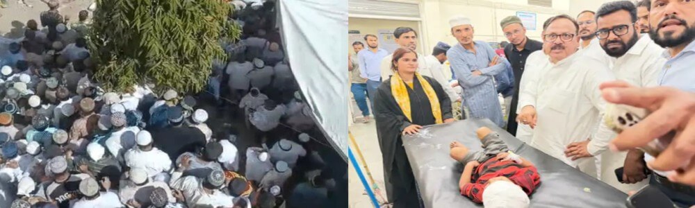 जयपुर में नमाज के दौरान मस्जिद की दीवार गिरी, 19 लोग घायल, 3 ICU में भर्ती