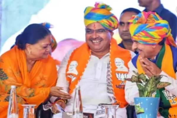 अंता उपचुनाव में भाजपा ने गुटबाजी दूर करने के लिए मुख्यमंत्री भजनलाल, वसुंधरा राजे और मदन राठौड़ का गुरुवार को संयुक्त शक्ति प्रदर्शन कर आएंगे एक मंच पर नेता