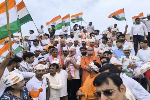सर्व समाज सनातन समिति राजस्थान द्वारा निकाली भव्य तिरंगा वाहन रैली, दिया एकता का संदेश