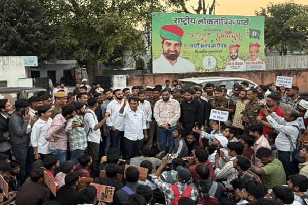 सीएम भजनलाल का दोगला रवैया दुर्भाग्यपूर्ण – हनुमान बेनीवाल