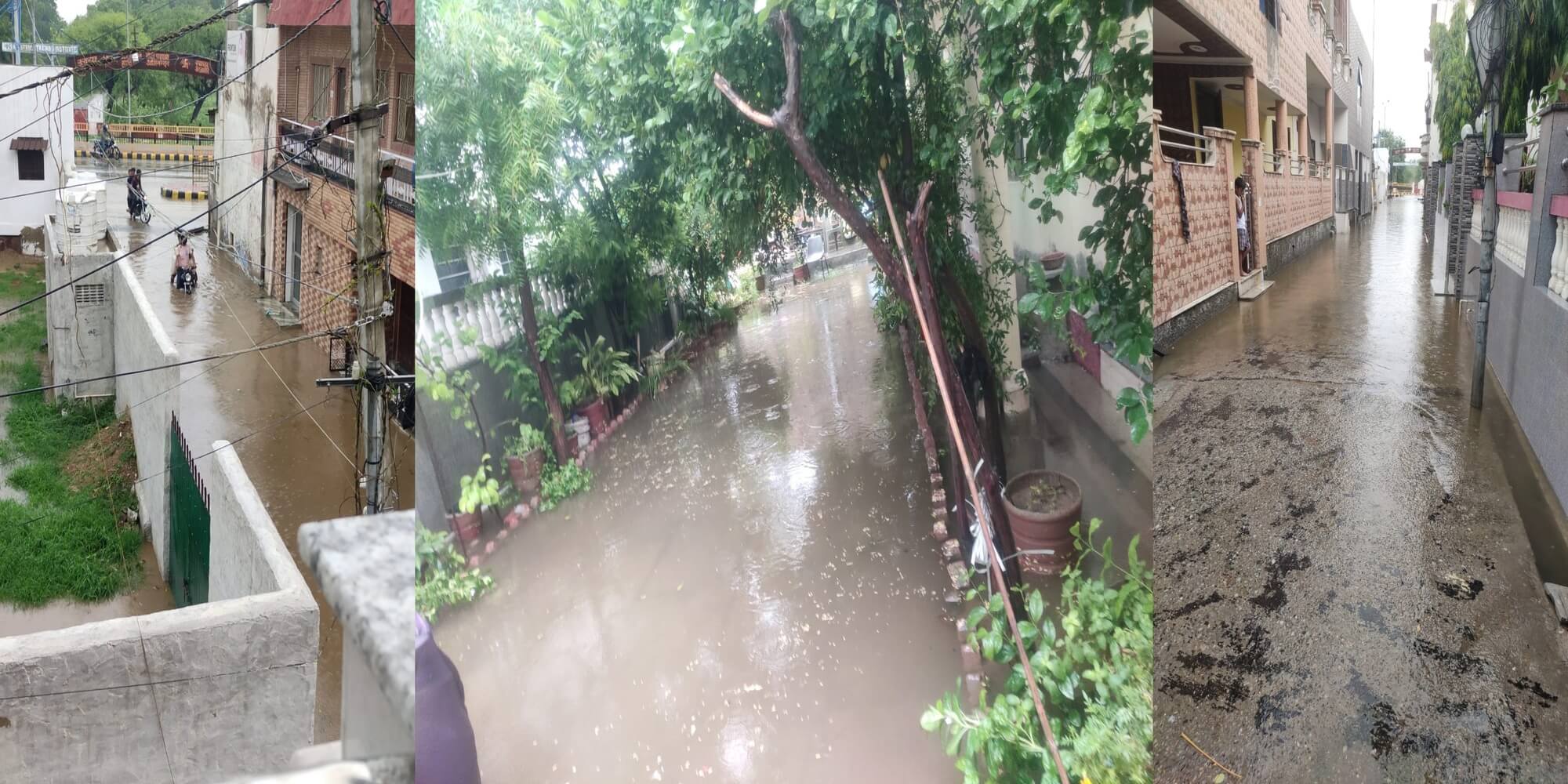 वार्ड 37 माखुपुरा स्थिति पटेल कॉलोनी के लोगो का घरों से निकलना हुआ मुश्किल, रोड और घरों में बरसात का पानी, 5 साल से भाजपा विधायक, पार्षद सहित प्रशासन को दिए ज्ञापन, पर कोई समाधान नहीं