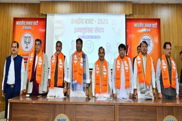 केंद्रीय बजट 2026 विकसित भारत के संकल्प को साकार करने वाला: इनफ्लुएंसर समिट में बोले मदन राठौड़