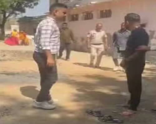 केकड़ी थाने में युवक का आत्मदाह का प्रयास, लेनदेन विवाद से जुड़ा मामला