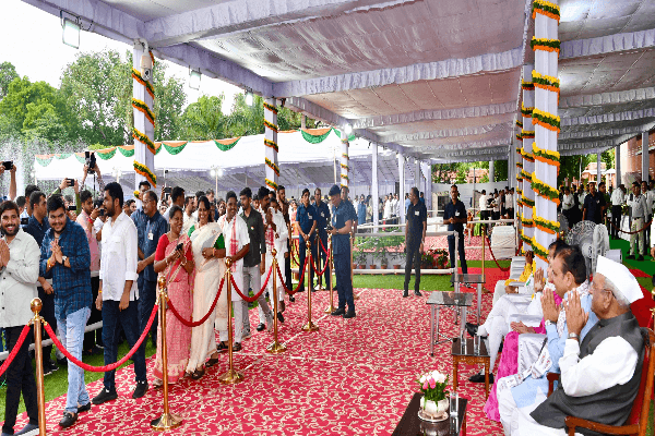 राजभवन में ‘एट होम’ समारोह, राज्यपाल हरिभाऊ बागडे और मुख्यमंत्री भजनलाल शर्मा ने दी स्वतंत्रता दिवस की शुभकामनाएं