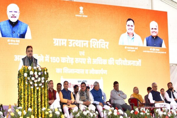 रामगढ़ में ग्राम उत्थान शिविर का आयोजन, मुख्यमंत्री भजनलाल शर्मा ने 152 करोड़ रुपये से अधिक के विकास कार्यों की दी सौगात