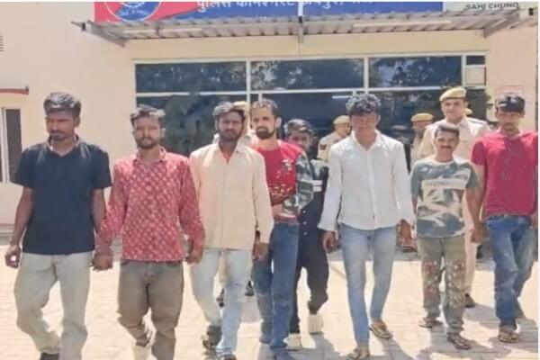 जयपुर में बीएसएनएल केबल चोरी गिरोह का पर्दाफाश, 8 आरोपी गिरफ्तार