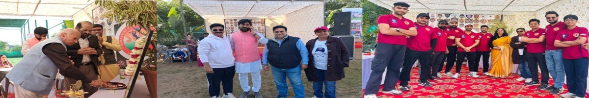 सारस्वत क्रिकेट लीग का अध्यक्ष जगन्नाथ शर्मा, युवा मंडल अध्यक्ष रजत सारस्वत और महिला मंडल अध्यक्ष कुलदीप शर्मा ने किया शुभारंभ, पहले दिन खेले गए 12 रोमांचक मुकाबले