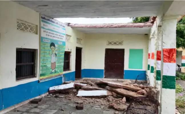 झालावाड़ के बाद नागौर जिले के खारियावास स्कूल की छत गिरी