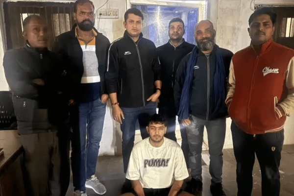 राजस्थान एजीटीएफ की बड़ी कार्रवाई: 25 हजार के इनामी बदमाश प्रदीप गुर्जर गिरफ्तार, हाईवे पर आतंक फैलाने वाला 6161 गैंग का सरगना पकड़ा गया