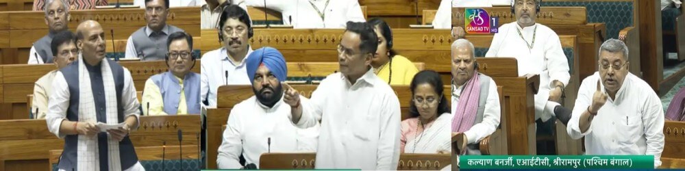 लोकसभा में ऑपरेशन सिंदूर पर गरमाई बहस, आतंकियों को घर में घुसकर मारा और हमारी माताओं-बहनों के सिंदूर की रक्षा:  राजनाथ 