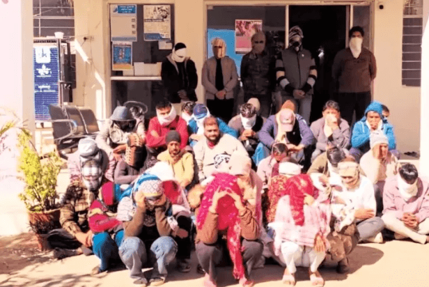 उदयपुर पुलिस की कार्रवाई: होटल में रेव पार्टी और वेश्यावृत्ति का भंडाफोड़, 39 आरोपी गिरफ्तार—7,000 फीस लेकर चल रहा था रैकेट