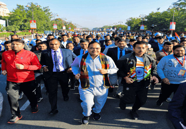 सरकार के एक वर्ष पूर्ण होने पर मुख्यमंत्री शर्मा ने किया ‘रन फॉर विकसित राजस्थान’ का शुभारंभ