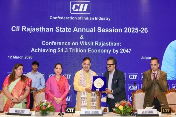उद्योगों के लिए राज्य में विकास की अपार संभावनाएं और बेहतर वातावरण, विकसित भारत के लक्ष्य को साकार करने में अहम भूमिका निभाएगा राजस्थान: भजनलाल शर्मा