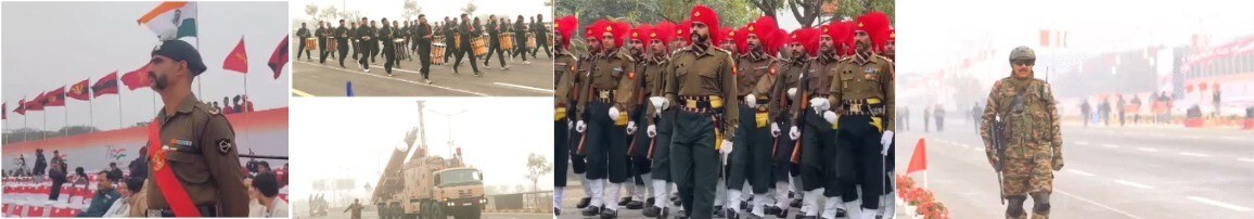 सेना दिवस परेड की पहली फुल ड्रेस रिहर्सल: सैन्य प्रोटोकॉल का बारीकी से अभ्यास, महल रोड पर सुरक्षा के कड़े इंतजाम