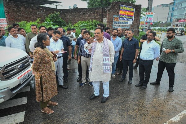 मुख्यमंत्री भजनलाल शर्मा ने जयपुर का किया सघन निरीक्षण, बारिश से उत्पन्न हालात पर लिया फीडबैक और दिए त्वरित सुधार के निर्देश