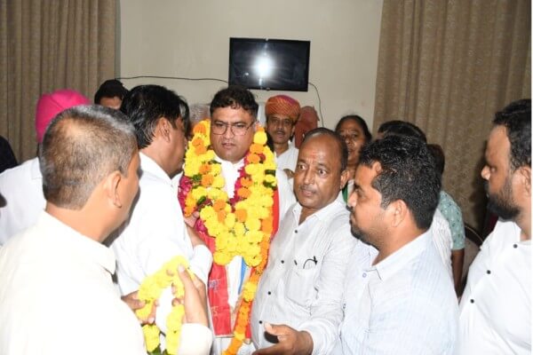 कांग्रेस पर्यवेक्षक अशोक तंवर का अजमेर में भव्य स्वागत